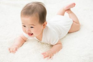 極低出生体重児で産まれた赤ちゃんの成長記録